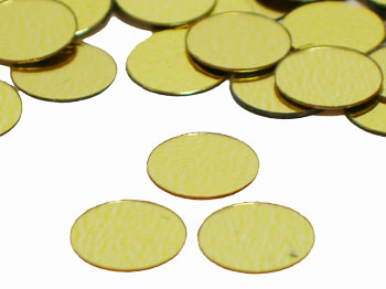 Round Confetti, Gold 1/4